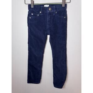 Crewcuts Boys Navy Blue Corduroy Pants Adjustable Waist Sz 5